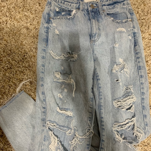 Garage light wash ripped jeans size 3 - Picture 1 of 3